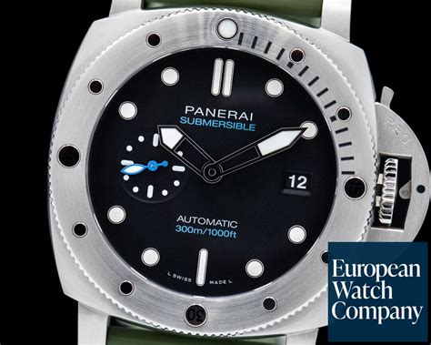 Panerai Luminor Submersible QuarantaQuattro Stainless Steel .